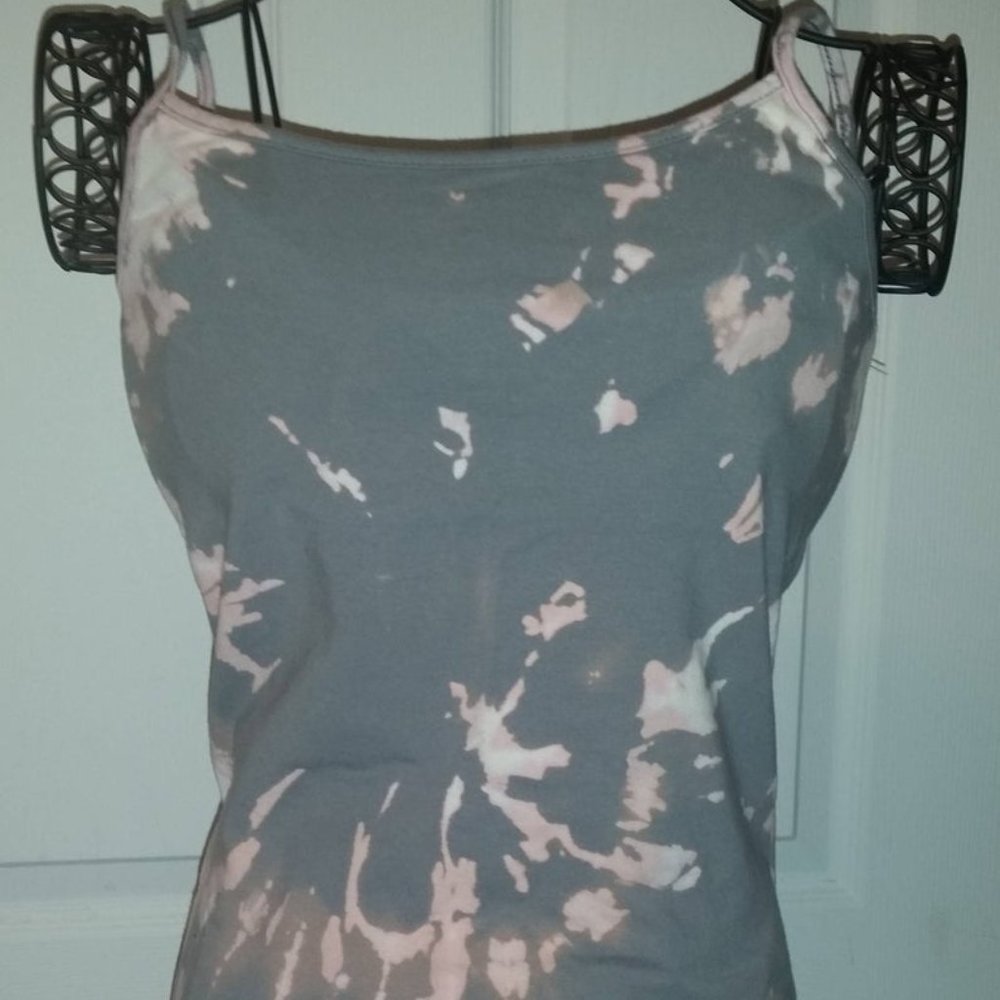Handmade REVERSE Tie Dye Cami Tank Top DIY NWOT